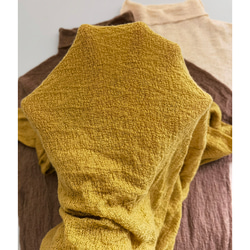 【7色】ハイネックセーター　柔らかくて薄い　ニットセーター　シンプルセーター　ウール混紡 キャメル＃L090KM 17枚目の画像