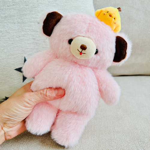 クマとヒヨコのぬいぐるみ 吉徳 ぬいぐるみ ひよこ タグ付き&ガチャガチャ シーソークマ 2