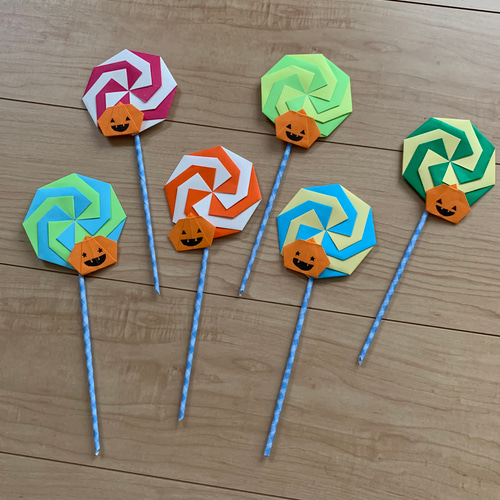 ハロウィン☆くまペロペロキャンディ&仲良しオバケ 乗り越えよ
