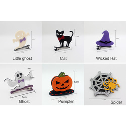 ハロウィーン, Halloween Spider hairpin 3枚目の画像