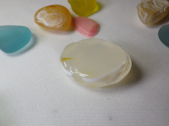 新作！瑪瑙シーアゲートの箸置き♪海からの贈り物 sea agate(小d） 2枚目の画像