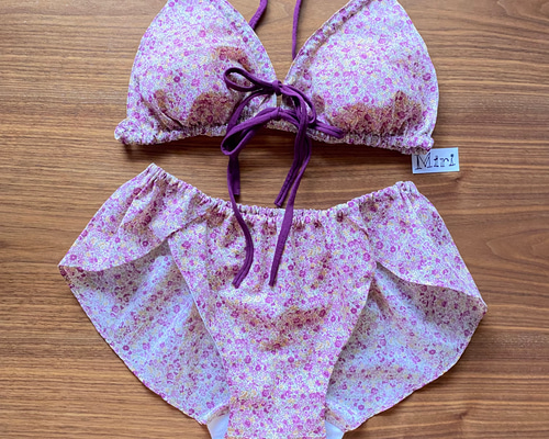 ゆるブラ&ゆったり立体パンツ 上下セット セットアップインナー プチ