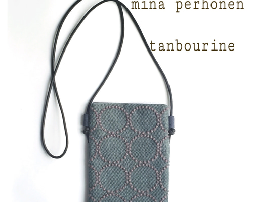 スマホショルダー スマホポシェット ミナペルホネン タンバリン mina