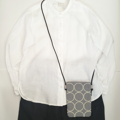 スマホショルダー スマホポシェット ミナペルホネン タンバリン mina