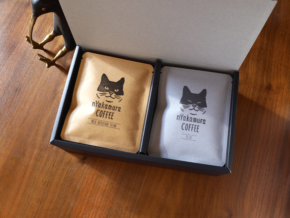 猫のコーヒーギフトBOX(ドリップバッグ10袋入り)【コーヒーの種類が選べます】自家焙煎珈琲/ギフト/ドリップコーヒー 19枚目の画像