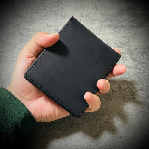 イタリアンレザー メンズ財布 二つ折り 財布 ヌバック 本革 牛革
