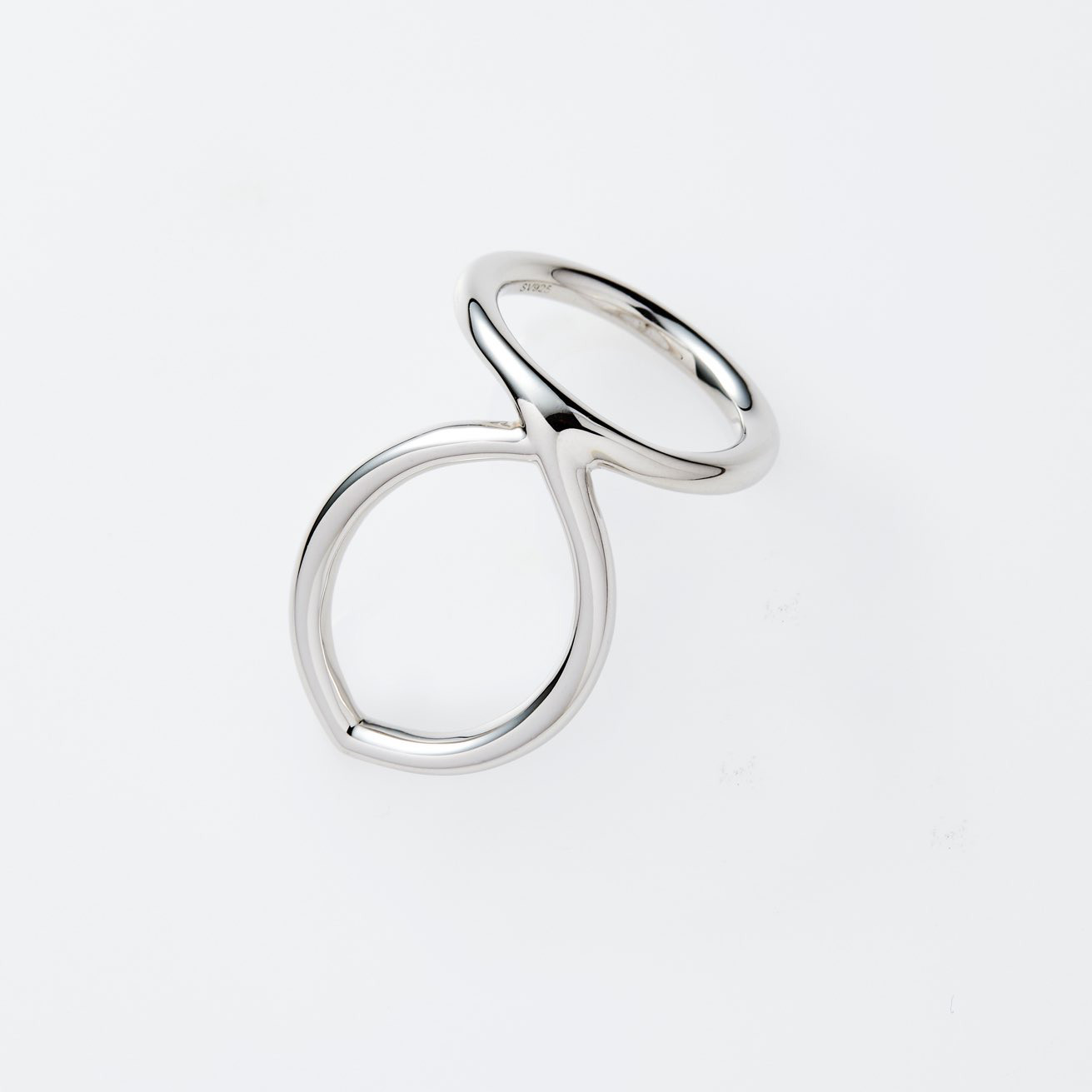 Half moon Ring ( silver )