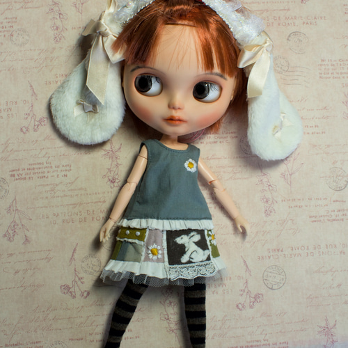 ❤️ブライスアウトフィット❤️ 4点髪留め付きニットセーターセット