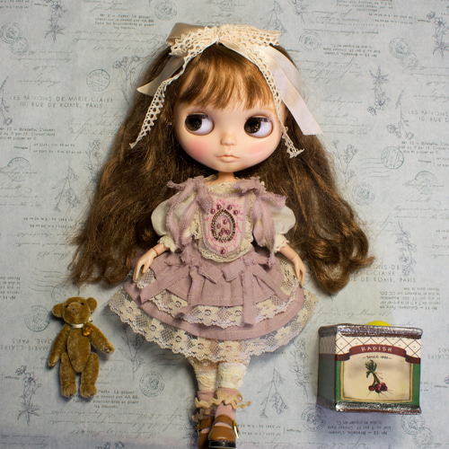otodoll ブライス アウトフィット 3点 アンティーク ブライス アウトフィット3点セット新品Bメガネ付 ネオブライス