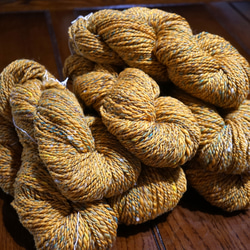 手紡ぎ糸・手編みのセーター 4枚目の画像
