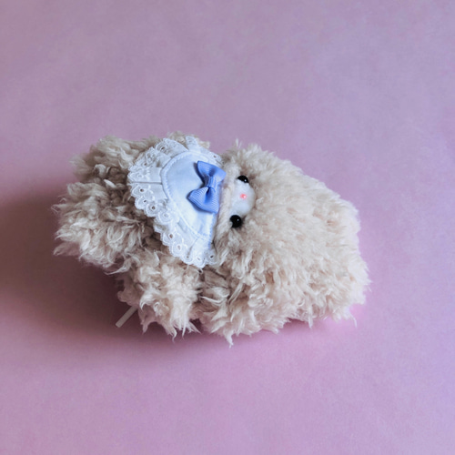 milkteaなウサティ♡クルクルうさちゃん♡スタイの姿。手のひらサイズ