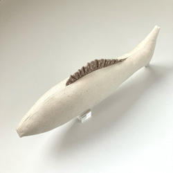 洗えるけりぐるみ　おさかな(ベージュ) 猫のおもちゃ　魚型キッカー　けりけり　丈夫な帆布製　CA70 3枚目の画像