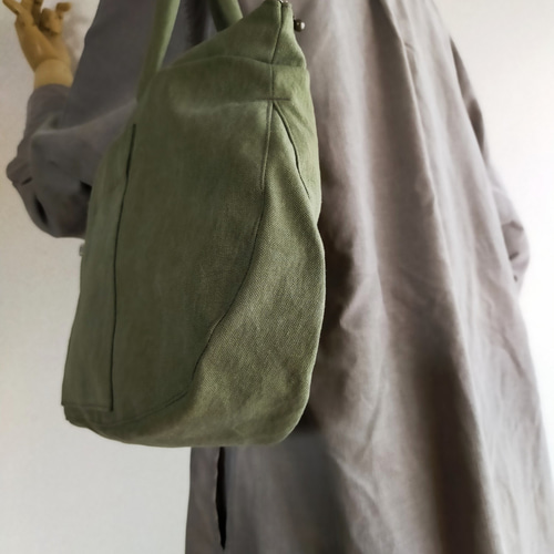 ANYTIME ANYWHERE オリーブグリーン ショルダーバッグ ANYTIME ANYWHERE オリーブグリーン ショルダーバッグ