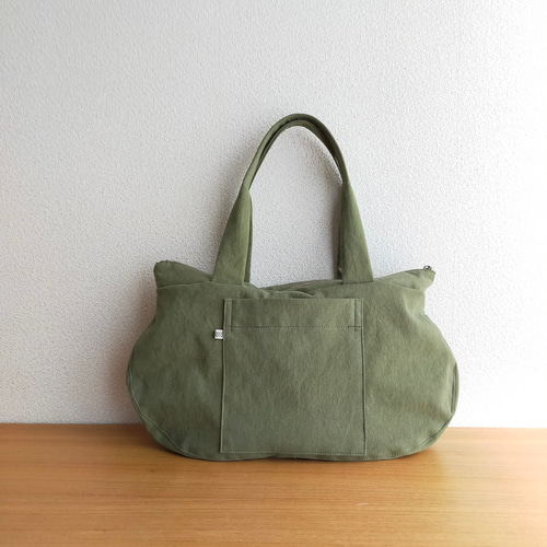 OUTERSHELL ハンドメイド バッグ オリーブグリーン OUTERSHELL ハンドメイド バッグ オリーブグリーン