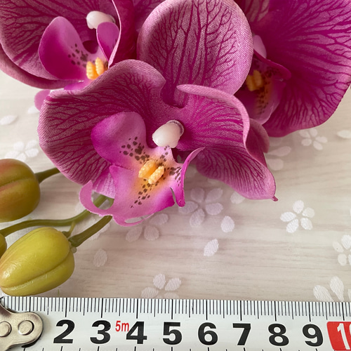 no94胡蝶蘭, 和風,濃い 紫ピンク,アーティフィシャルフラワー no94胡蝶蘭, 和風,濃い 紫ピンク,アーティフィシャルフラワー