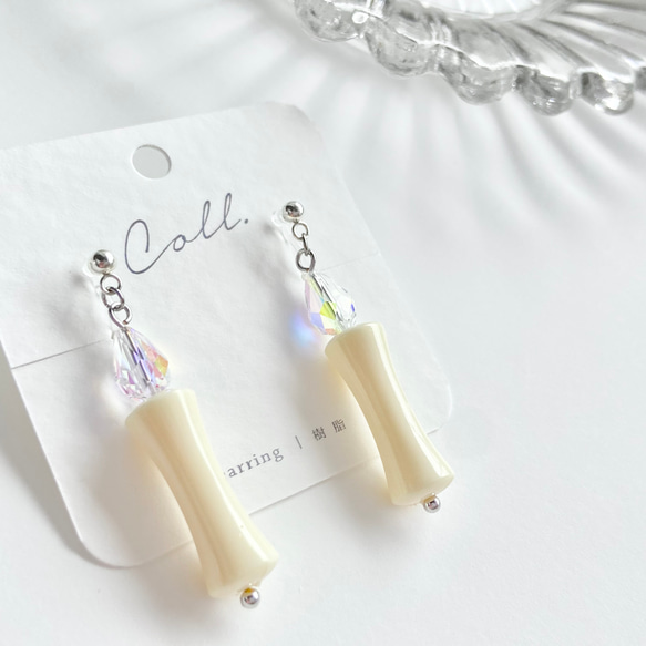 Light Candle Earrings [Kinari] 耳環/無孔耳環 第3張的照片