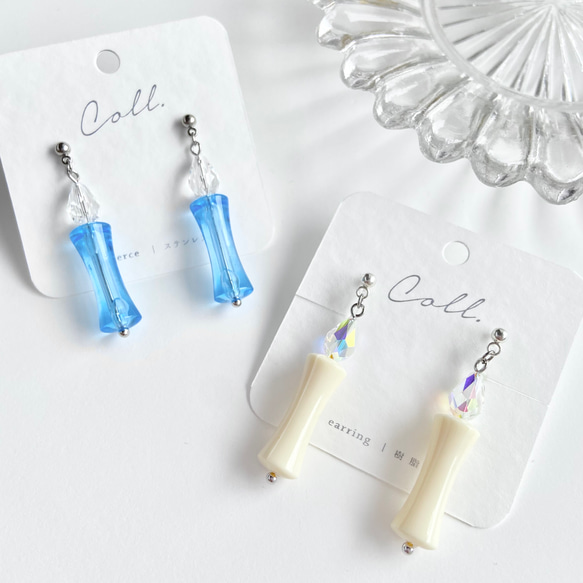 Light Candle Earrings [Kinari] 耳環/無孔耳環 第4張的照片