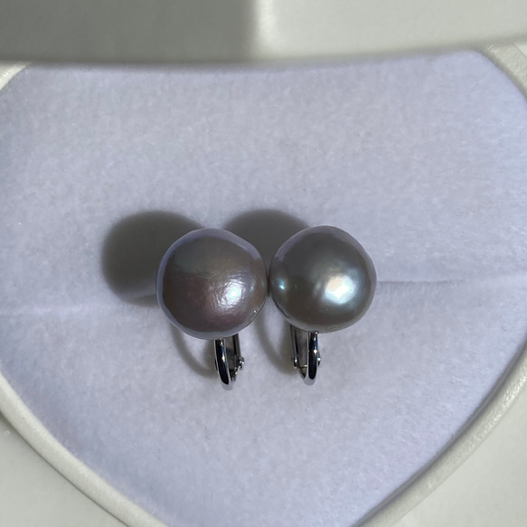 選べる大粒グレーバロックパール✨約12mm 一粒バロックシンプル 選べる大粒グレーバロックパール✨約12mm 一粒バロックシンプル