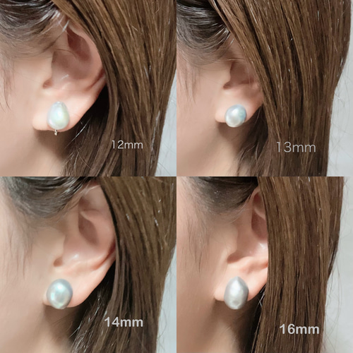 選べる大粒グレーバロックパール✨約12mm 一粒バロックシンプル淡水