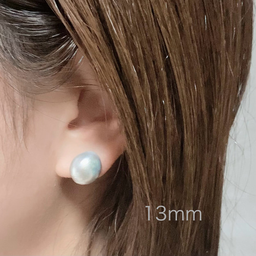 大粒グレーバロックパール✨約13mm 一粒バロックシンプル淡水 大粒グレーバロックパール✨約13mm 一粒バロックシンプル淡水