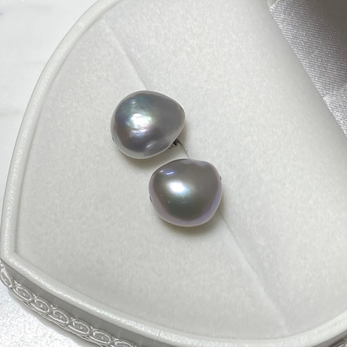 大粒グレーバロックパール✨約13mm 一粒バロックシンプル淡水 大粒グレーバロックパール✨約13mm 一粒バロックシンプル淡水