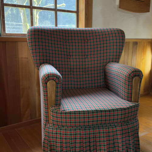 Tartan Lounge Sofa 〜英国風カントリーラウンジチェア〜 ソファ