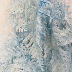 no132,装飾用水色のミスティバンブー,アーティフィシャルフラワー,フラワーアレンジメント 12枚目の画像