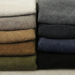 秋冬3way大人の高級メルトンフリースストール／ストールにもアウターにもブランケットにも使い方色々／グレー 17枚目の画像