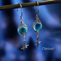 再販＊k14gf＊幻想的な氷惑星【Uranus☆天王星】ホタルガラス＜ライト