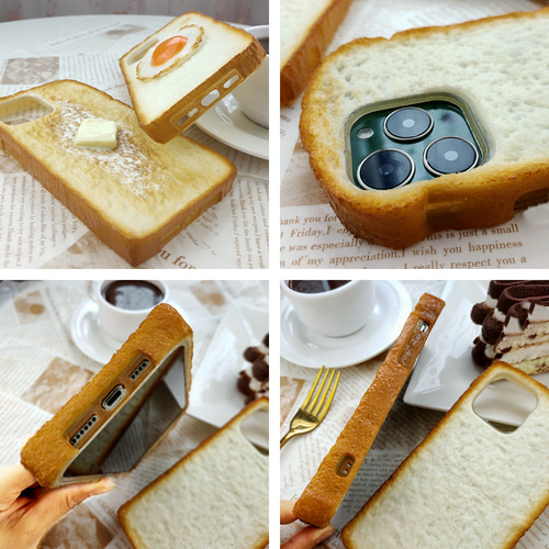 美味しいパンのスマホケース フェイクフード 個性あふれる