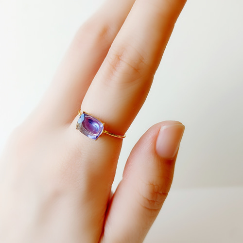 【日本産】 フローライトリング リング フローライト 天然石 大粒 リング アクセサリー