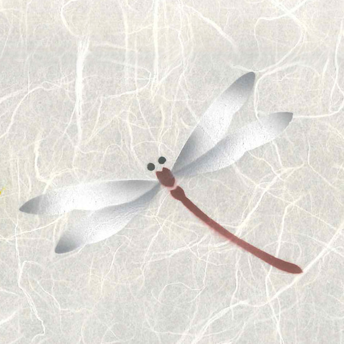 秋の壁飾り 秋桜 手染め京友禅和紙タペストリー その他