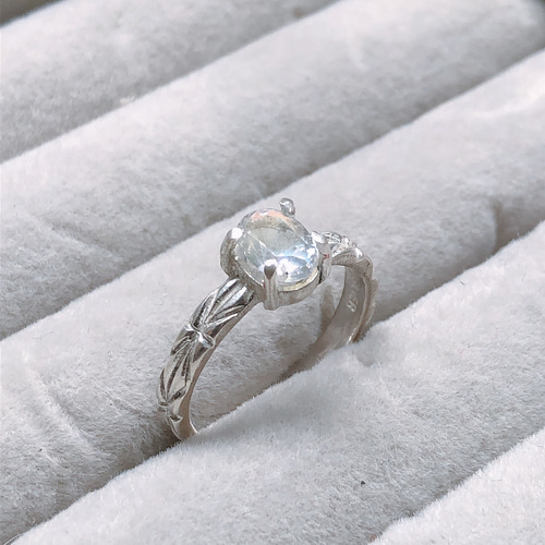 希少 アンデシンラブラドライト ✰ silverリング 指輪・リング one