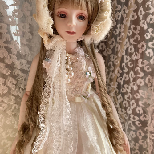 創作人形⑬（綿紗使用） ハンドメイド アンティーク着物 球体