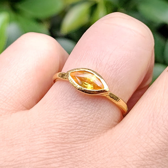 サファイアリングマーキスsilver925 指輪