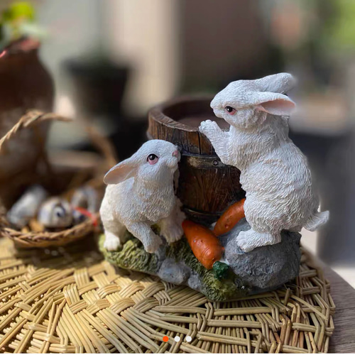 多肉用植え鉢 プランター ウサギちゃん かわいい その他 多肉用植え鉢 プランター ウサギちゃん かわいい その他