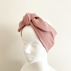 四季♪頭巾圍巾眼罩多功能頸巾髮帶粉色製冷劑或保暖器包括在內 第5張的照片