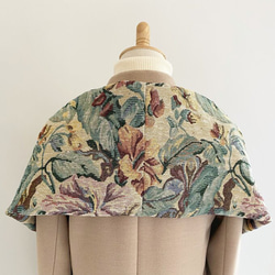 【秋冬のファッションを華やかにしてくれる】花柄ゴブラン織りのおしゃれスヌード♪ロングタイプ 4枚目の画像