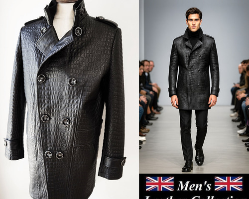 未使用/現行✨ヒューゴボス　レザートレンチコート　クロコ型押し　羊革　40 mono-prox-store_i20220403010900