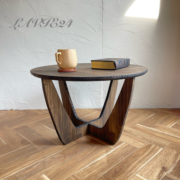 サイズオーダー可能 デザインラウンド テーブル A/丸テーブル/カフェ