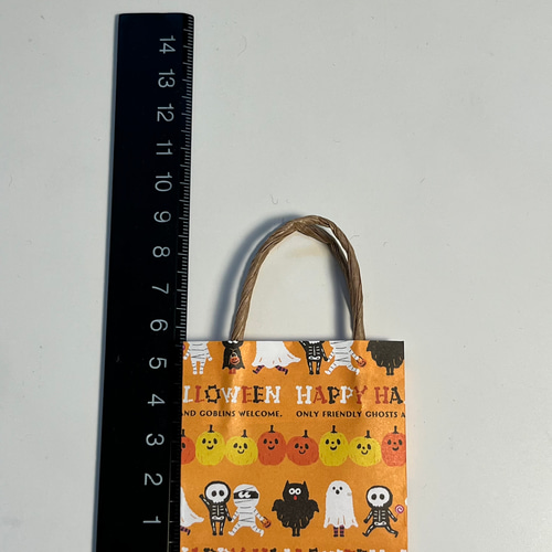 再販】ハロウィン柄のミニ紙袋① 12枚セット その他雑貨 アトリ