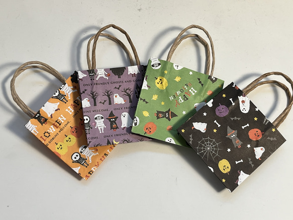 ミニ紙袋※ハロウィン【C】 ミニ紙袋 ハロウィン【C-2】20枚 手提げ袋 ギフト袋 ハロウィン