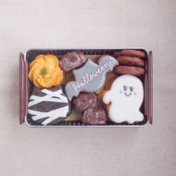 【9、10月限定】ハロウィンクッキー缶（小） 3枚目の画像