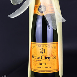 【送料無料】ヴーヴクリコ付 シャンパン アレンジ ワイン　バルーンギフト　成人祝い　記念日　誕生日　開店祝い 2枚目の画像