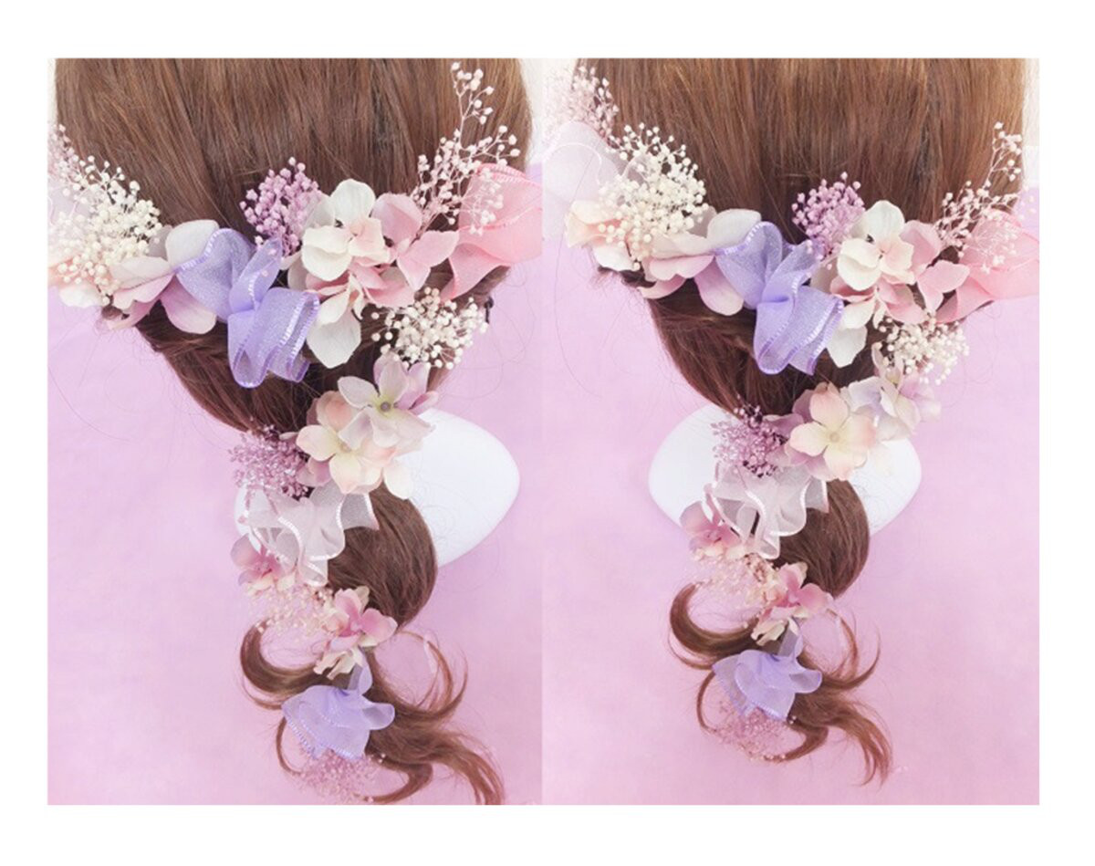 ♔プリンセスカラ－♔ ＊浴衣＊成人式＊卒業式＊前撮り＊和婚＊ヘアアクセサリー＊水引＊ヘッドアクセサリー＊