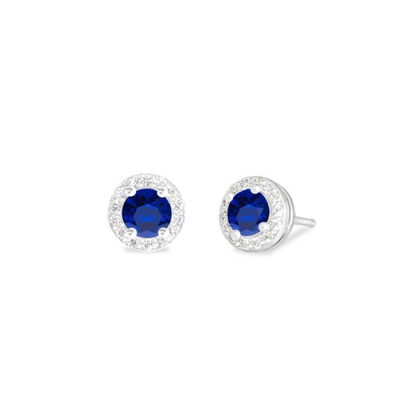 カクテルピアス】ハロセット×ラウンドカット×プラチナ ピアス 