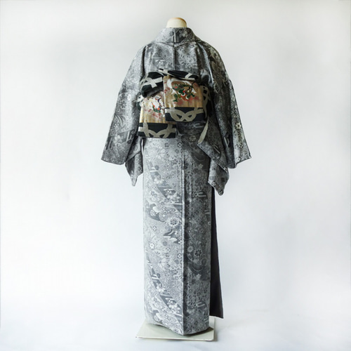 KIMONO MODERN 兵児帯 KIMONO MODERN」大人の兵児帯と三重仮紐のセット オトナの兵児帯 風神雷神