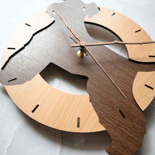 とびだしわんこクロック_ミニチュアシュナウザー_壁掛け時計 掛け時計