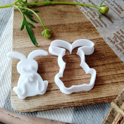 兔子形餅乾模具（櫻桃）/Rabbit-shaped cookie cutter 第4張的照片