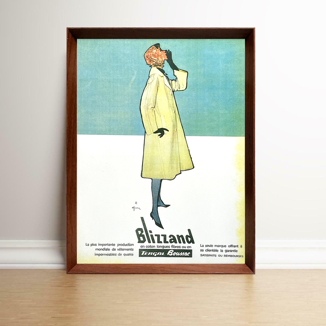 ルネグリュオ　ヴィンテージポスター1960's(M size) ルネグリュオ ヴィンテージポスター1960´s(M size)